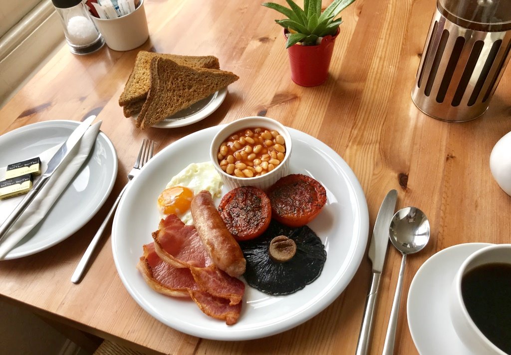 Castle Hill Guest House Dining Room Full English Breakfast