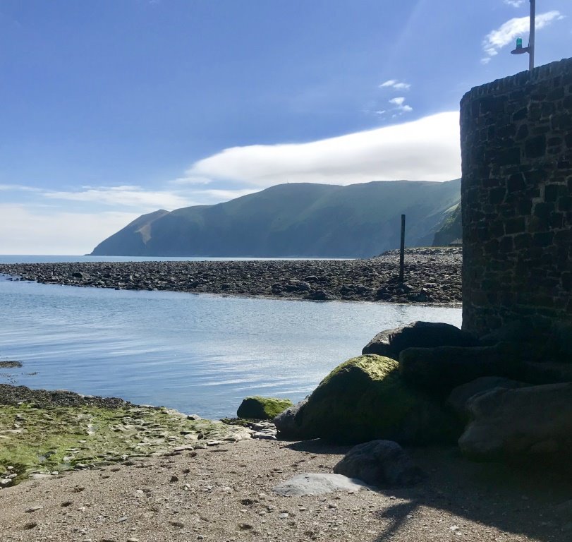 Lynton And Lynmouth Bay From Harbour