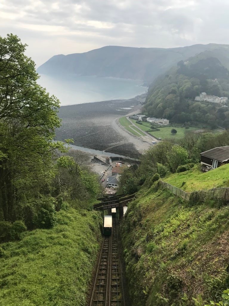 Lynton And Lynmouth Cliff Railway View