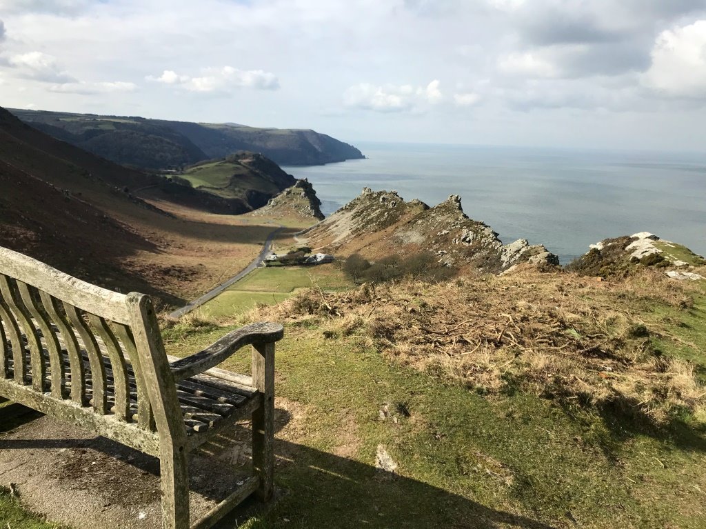 Lynton And Lynmouth Hollerday Hill Bench