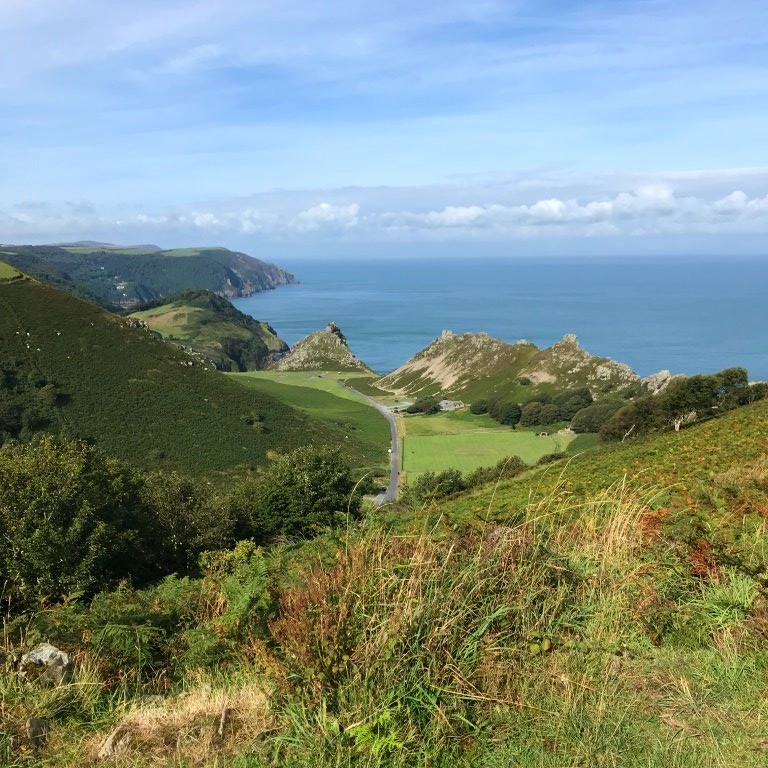 Lynton And Lynmouth Valley Of Rocks From Hollerday Hill